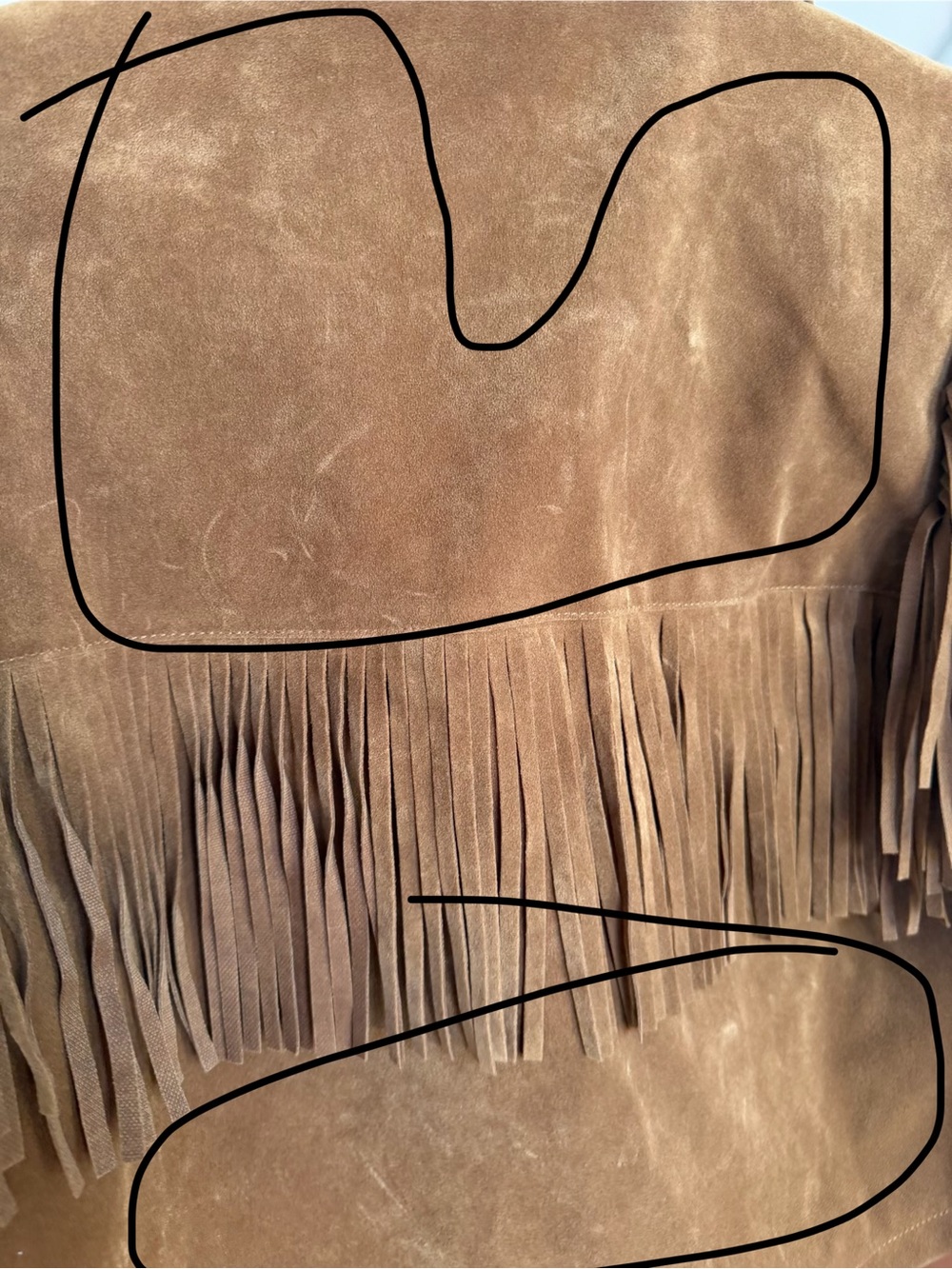 Kids Rylee + Cru Fringe Jacket in Rust 12-14y - Picture 9 of 10